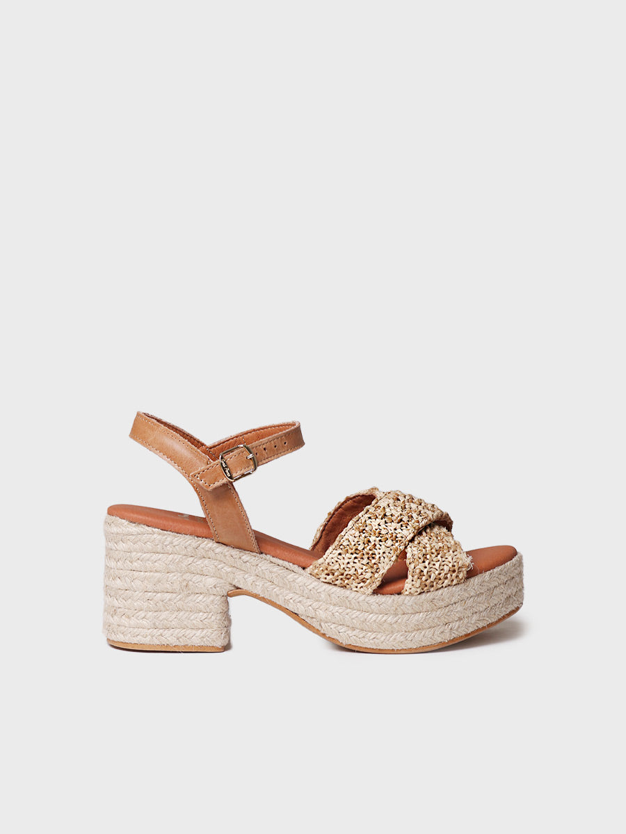 Atenes Natural Open-toe Sandals