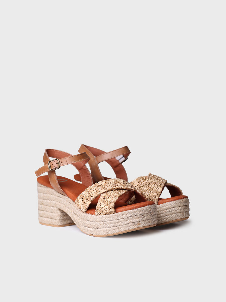 Atenes Natural Open-toe Sandals