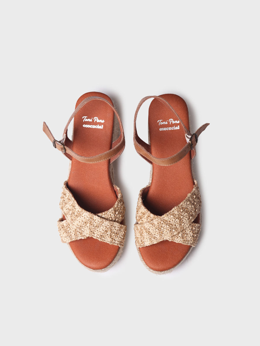 Atenes Natural Open-toe Sandals