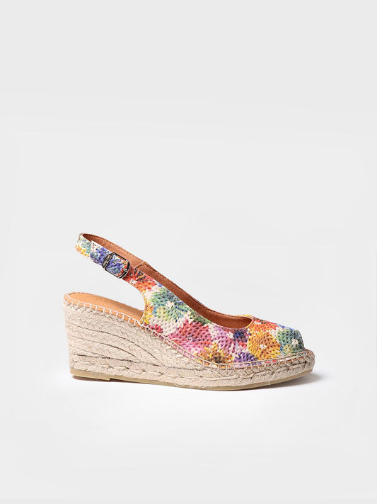 Carol Multicolored Wedge Sandals