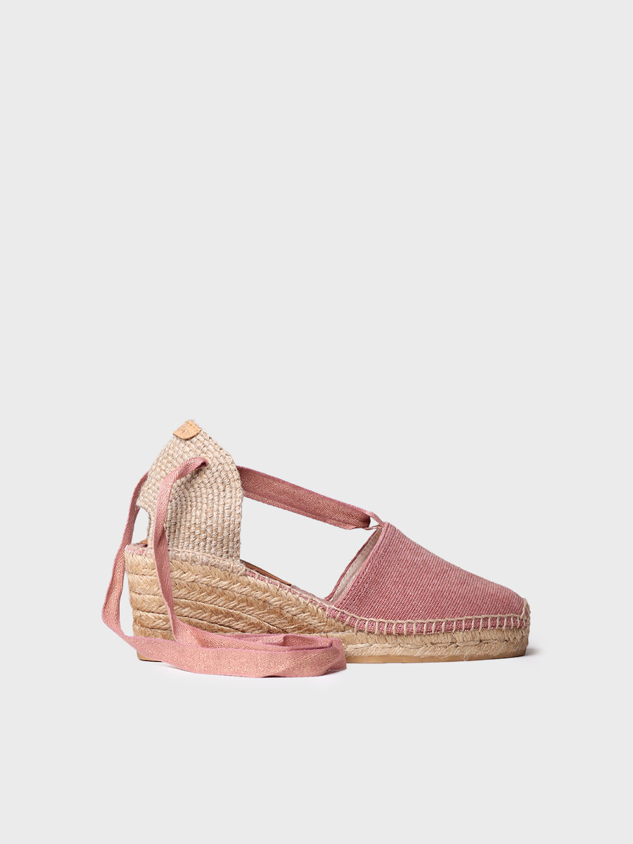 Vega Blush Cotton Espadrilles